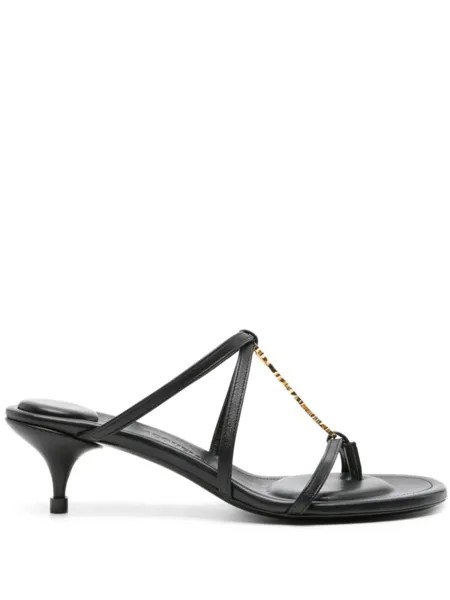Jacquemus мюли Les Sandales Pralu 40, черный