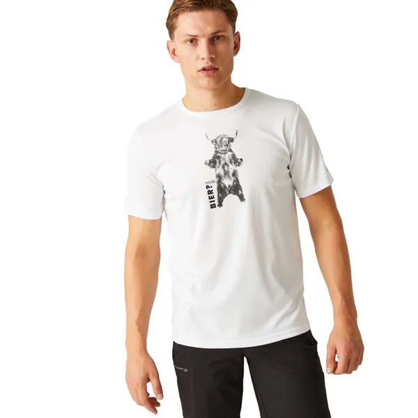 Спортивная футболка Regatta Fingal Slogan III, белый