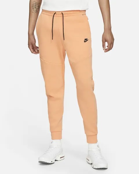 Брюки-джоггеры из флиса Nike Tech с манжетами светло-оранжевого цвета Frost Black CZ9918-835 XS