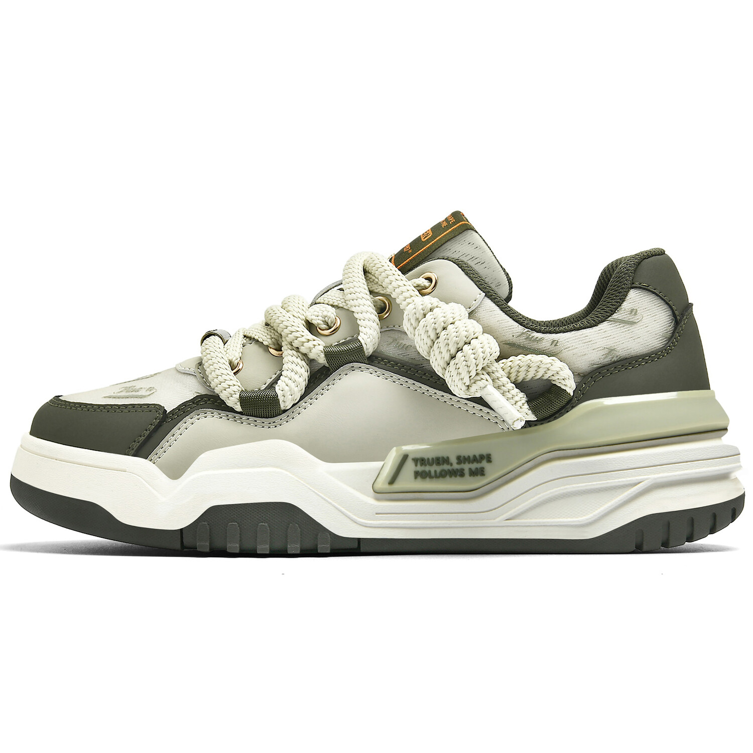 Кроссовки True grace TRUE-N Skateboarding Shoes Unisex Low-top, зеленый