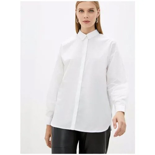 Удлиненная белая блузка Incity, цвет кипенно-белый, размер XS