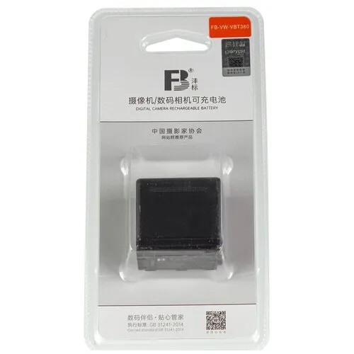 Аккумулятор FB VW-VBT380 для Panasonic HC-V210, HC-V250, HC-V380, HC-V510, HC-V520, HC-V710, HC-V720