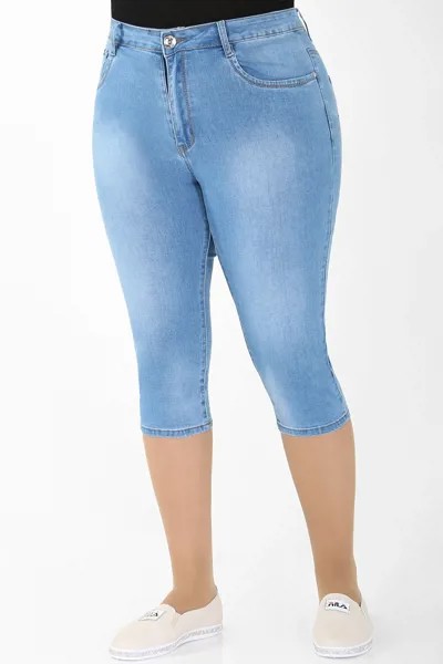 Бриджи женские AlmondShop М-12 252.С1 синие 60 RU