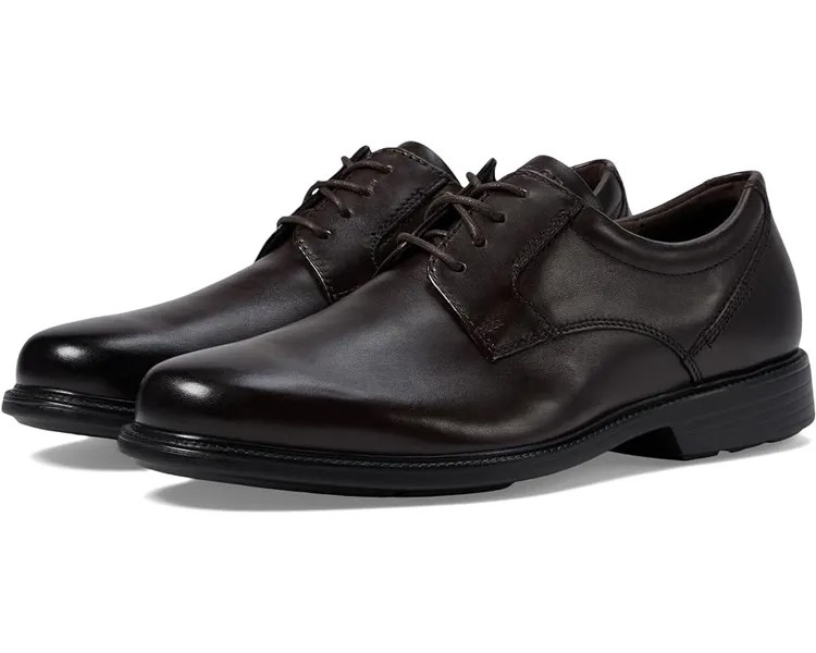 Оксфорды Rockport Charles Road Plain Toe, цвет Dark Brown