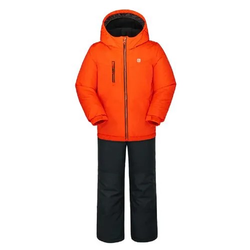 Комплект верхней одежды GUSTI размер 7/122, оранжевый, черный