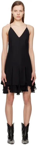 Черное мини-платье Teagan KHAITE