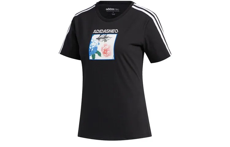 Футболка женская черная Adidas Neo