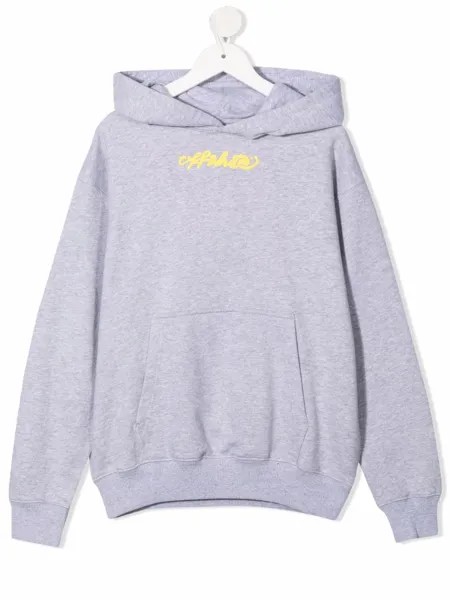 Off-White Kids худи с логотипом