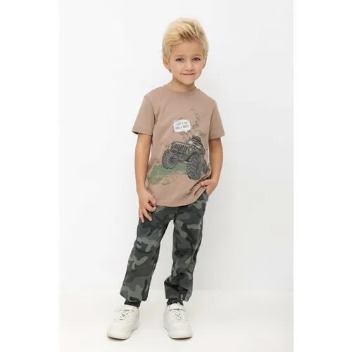 Брюки спортивные crockid, размер 56/98, зеленый
