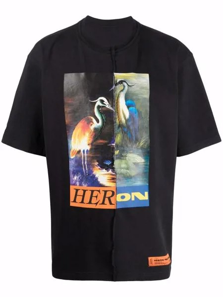 Heron Preston футболка с графичным принтом