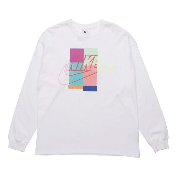 Футболка Nike x atmos Long Sleeve T-Shirt White, белый
