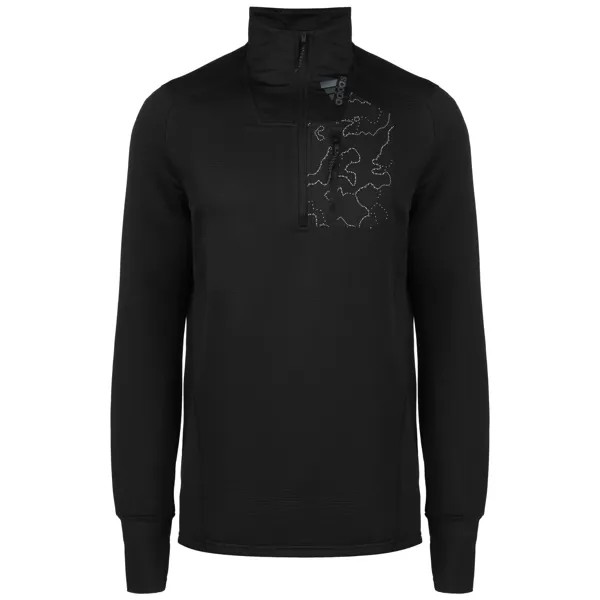 Лонгслив adidas Performance COLD.RDY X CITY 1/4 ZIP, черный