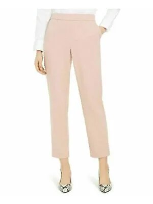 ALFANI Женские розовые узкие брюки до щиколотки с карманами для работы, брюки с высокой талией, XL