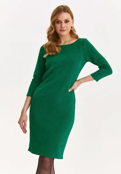 Вязанное платье Top Secret, зеленый