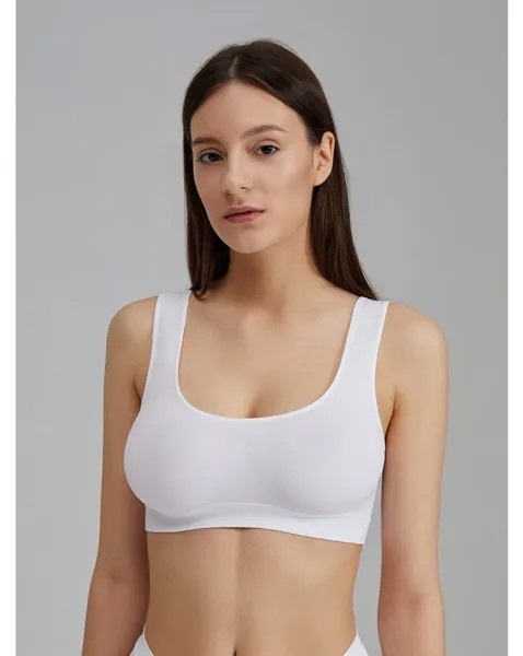 Бюстгальтер женский Mademoiselle Top Spalla Larga (Ilar) белый S/M