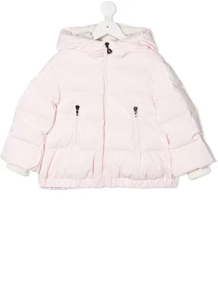 Moncler Enfant пуховик с капюшоном