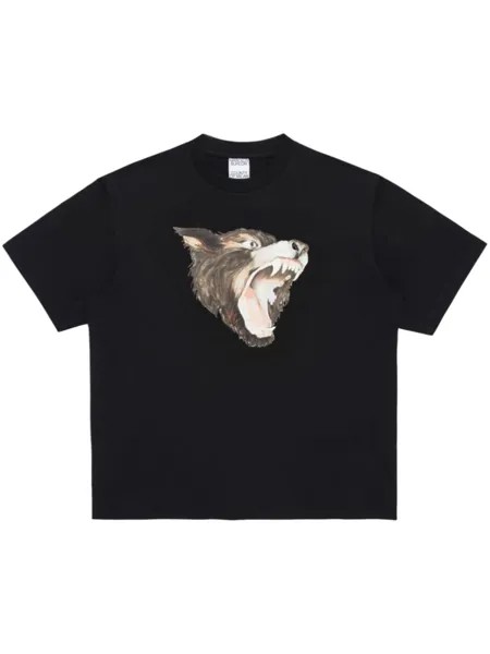 Marcelo Burlon County of Milan футболка Wolf, черный