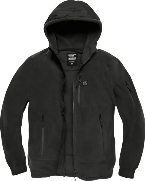 Куртка Vintage Industries Lanford Polar Fleece, черная