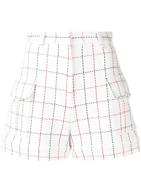 MSGM шорты в клетку