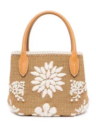 Ermanno Scervino сумка с цветочной вышивкой