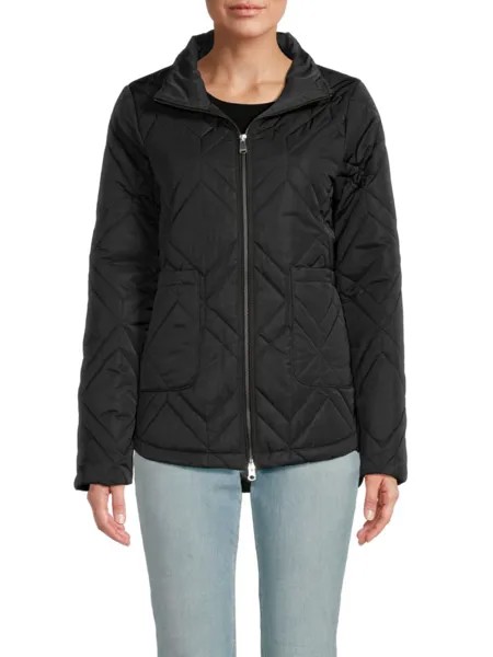 Стеганая куртка Элин Barbour, черный