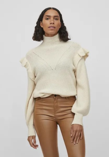 Свитшот VILA VIBOOBA FRILL BF, цвет birch