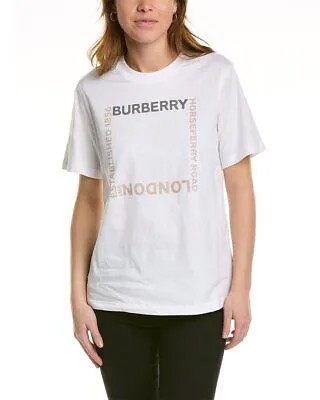 Женская футболка с квадратным принтом Burberry