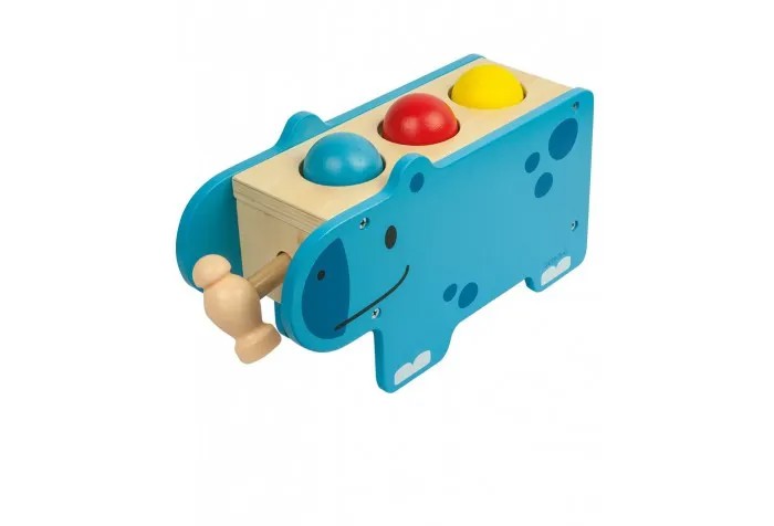 Деревянная игрушка Beleduc Развивающая Веселый бегемотик