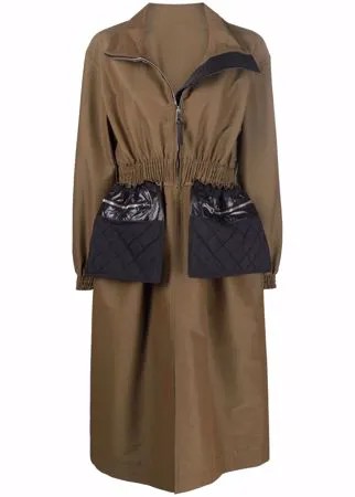 Moncler Genius платье-тренч 2 Moncler 1952 с контрастными карманами