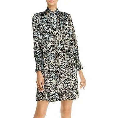Женское короткое платье из зеленого шелка Lynx Rebecca Taylor Petites 00 BHFO 6951