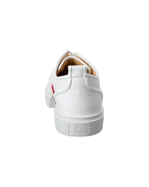 Christian Louboutin Adolon Junior Кожаные Кроссовки, белый