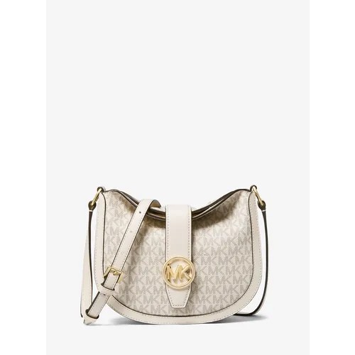 Сумка седло MICHAEL KORS 106663, фактура гладкая, бежевый