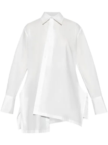 Yohji Yamamoto асимметричная рубашка, белый