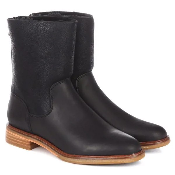 Женские полусапоги Clarks, черные