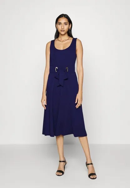 Платье из джерси изысканного темно-синего цвета Lauren Ralph Lauren