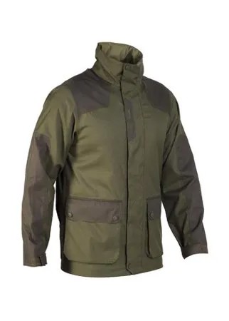 Куртка муж. Для охоты водонепроницаемая 500, размер: XL, цвет: Коричневый Хаки/Пыльный Хаки SOLOGNAC Х Декатлон
