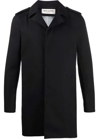 Saint Laurent плащ на пуговицах