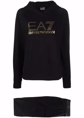 Ea7 Emporio Armani комплект из спортивных брюк и худи с логотипом