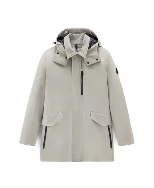 Пальто Barrow Mac Soft S Woolrich, серый