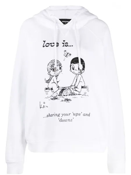 Dsquared2 худи с принтом Love Is