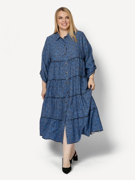 Платье женское ARTESSA PP56105LEO09 синее 52-54 RU