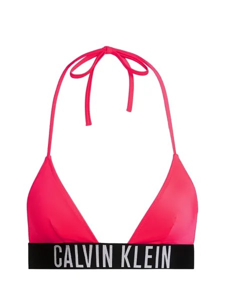 Топ бикини Calvin Klein Swimwear Triangle Bikini Top Intense Power, красный