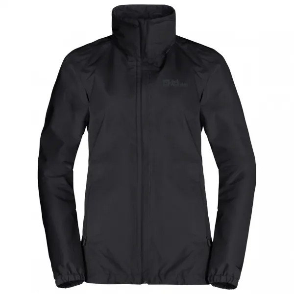 Дождевик Jack Wolfskin Women's Stormy Point 2L, черный