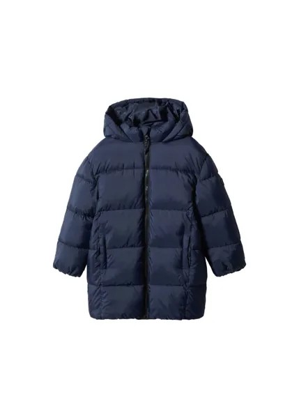 Пальто MANGO KIDS Amerlong, темно-синий