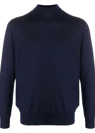 Barba однотонный джемпер с высоким воротником