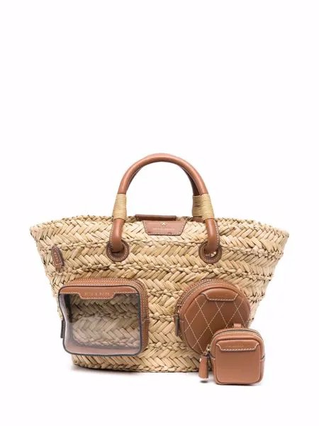 Anya Hindmarch сумка-корзина с карманами