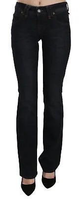 GALLIANO Джинсы Синие прямые повседневные женские джинсовые брюки со средней талией s. W24 Рекомендуемая розничная цена 350 долларов США
