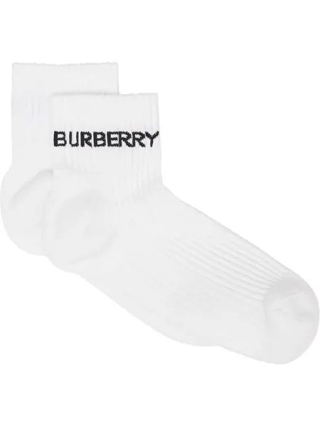 Burberry носки вязки интарсия с логотипом
