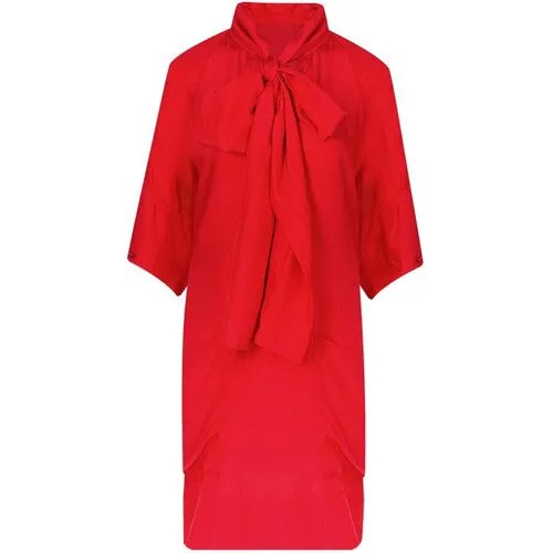 Платье Stella McCartney, натуральный шелк, вечернее, размер 40, красный