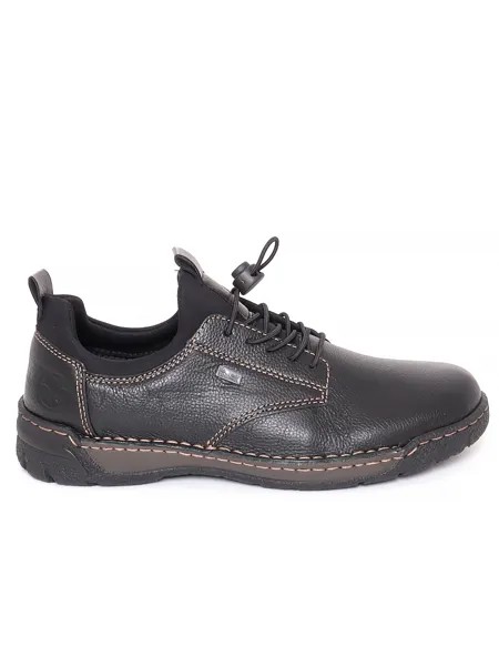 Туфли Rieker мужские демисезонные, размер 41, цвет черный, артикул B0379-01